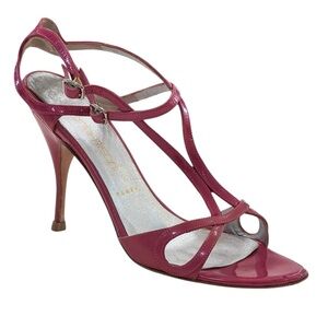 Bruno Frisoni pink cage sandals